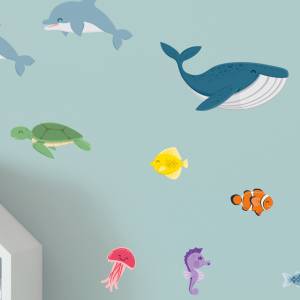 Seinätarrat: meren eläimet