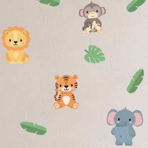 Seinätarrat: viidakon eläimet