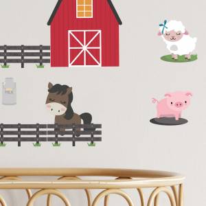 Seinätarrat: maatilan eläimet