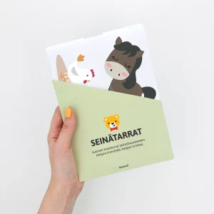 Seinätarrat säilytystaskussaan