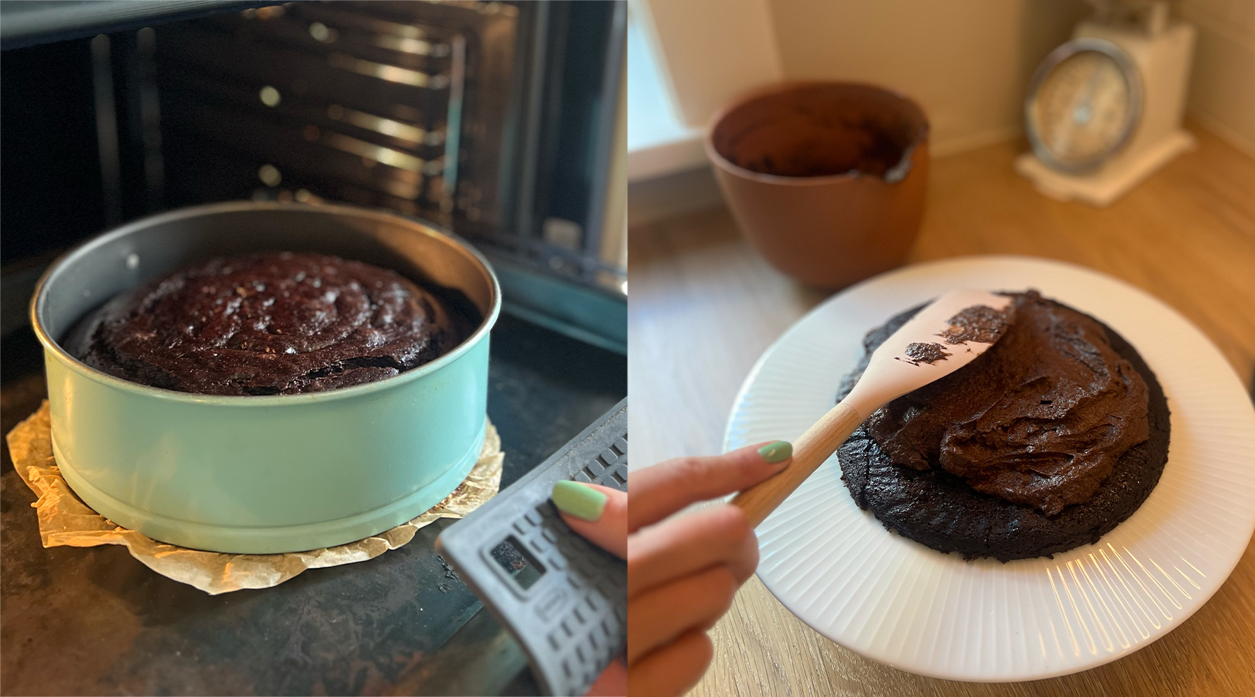 Suklaakakku maidottomalla voikreemillä - vegaaninen syntymäpäiväkakku ilman kananmunia.